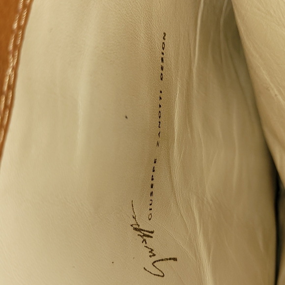 Giuseppe Zanotti Brown Leather Heeled Boots - Vintage - Picture 13 of 14